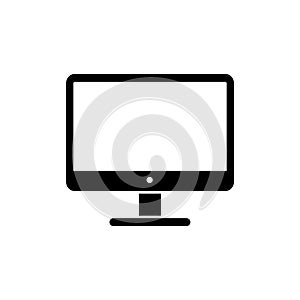 Desktop computer icon computer screen symbol vector