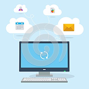 Computer accesses to cloud services