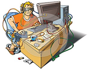 Computer addiction