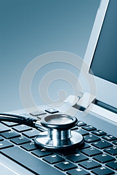 Computer analysis using a stethoscope