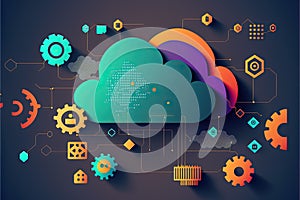 Computer Apps and Cloud native Technologies - Conceptual Illustration