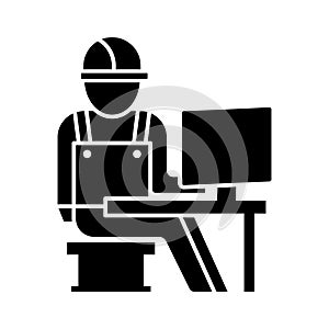 Computer architect Isolated Vector icon Which can easily modify or edit