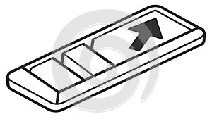 Computer Arrow Key: Navigation & Interface, vector design Generative AI