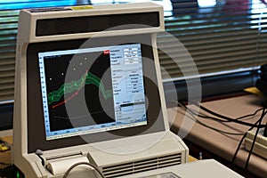 Computer in audiology medical office