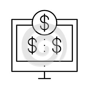 Computer based jobs Isolated Vector icon which can easily modify or edit