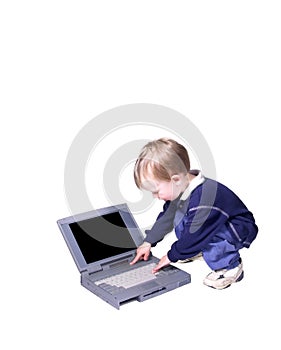 Počítač chlapec 
