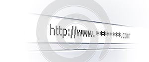 Computer browser address bar photo