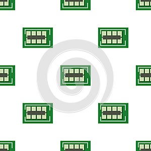 Computer bus pattern seamless vector