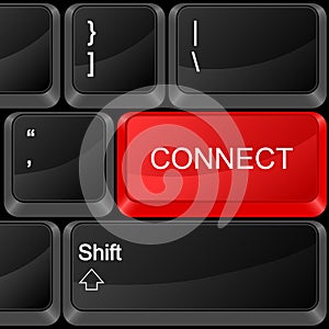 Computer button connect