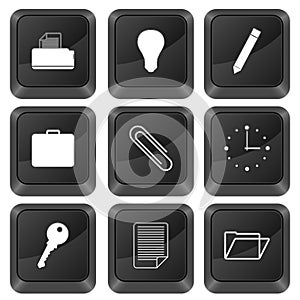 Computer buttons office