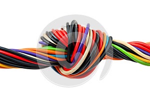 Computer cable with knot