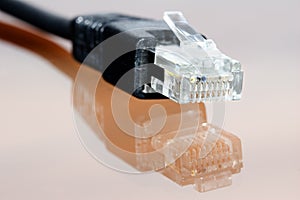 Computer cable with reflection