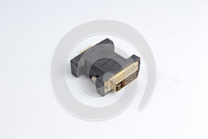 Computer cable on a white back ground.