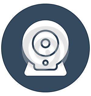 Computer camera, video chatting Isolated Vector Icon That can be easily edited in any size or modified.