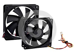 Computer case cooling fans