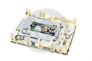 Computer cd-rom drive disassembled 01