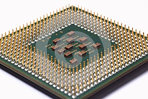 Computer Central Processing Unit on white