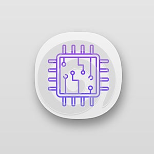 Computer chip app icon