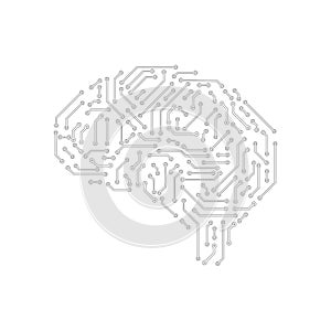 artificial intelligence concept.