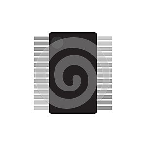 Computer chip icon