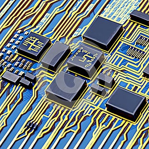 computer chips, AI-generatet
