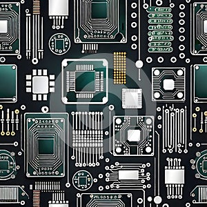 computer chips, AI-generatet