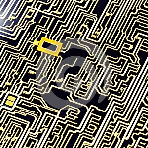 computer chips, AI-generatet