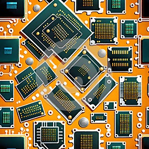 computer chips, AI-generatet