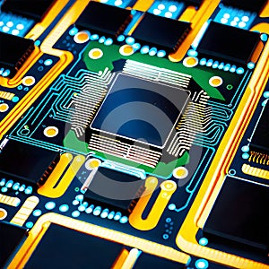 computer chips, AI-generatet