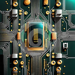 computer chips, AI-generatet