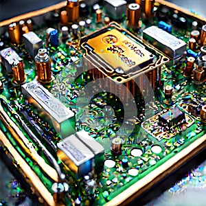 computer chips, AI-generatet