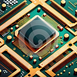 computer chips, AI-generatet