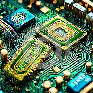 computer chips, AI-generatet