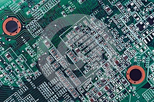 Computer circuit board.High technology