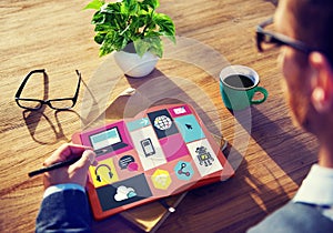 Computer Cloud Computing Storage Media Digital Concept