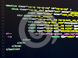 Computer Code HTML