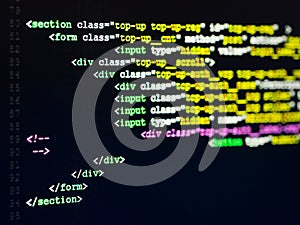 Computer Code HTML
