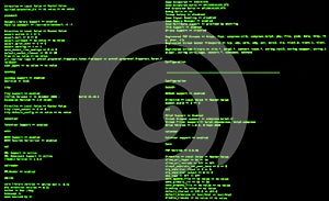 Computer Command Line Interface. CLI. UNIX bash shell. Web security photo