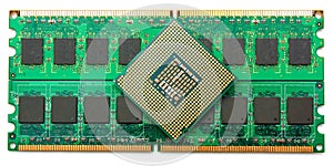 Computer component RAM and CPU