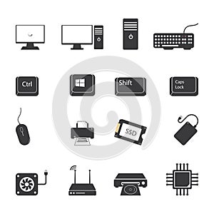 Computer components icon