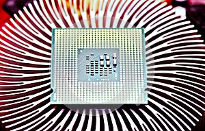 Computer cpu (central processor unit) chip