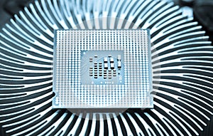 Computer cpu (central processor unit) chip