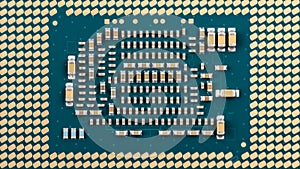 Computer CPU Chip Connectors