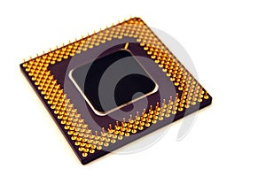 Computer CPU isolated on white
