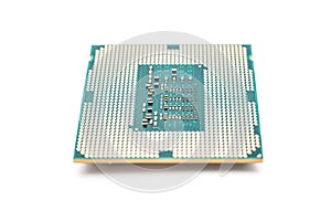 Computer CPU Isolated On White