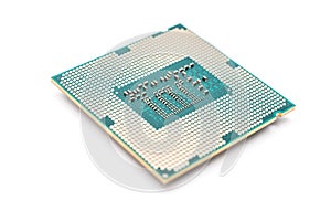 Computer CPU Isolated On White