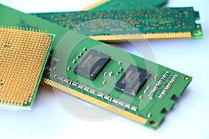 Computer CPU and RAM