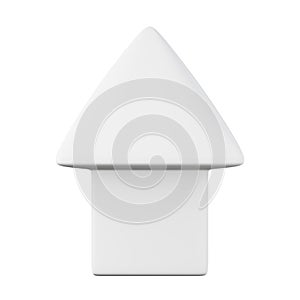 Computer cursor arrow high quality 3D render illustration. Navigation and progress concept icon.