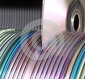 Computer data discs library