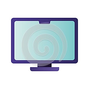 Computer desktop isolated icon